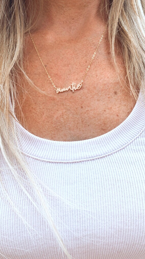 Necklace for auntie outlet