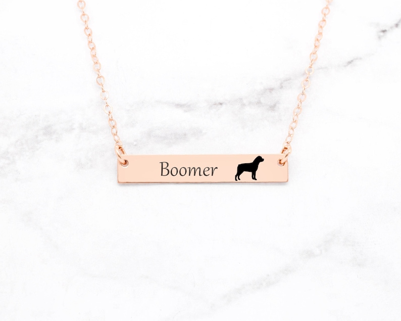 Puppy Necklace Dog Charm Rottweiler Lover Rottweiler Necklace Rottweiler Jewelry Pet Lover Charm Dog Pendant