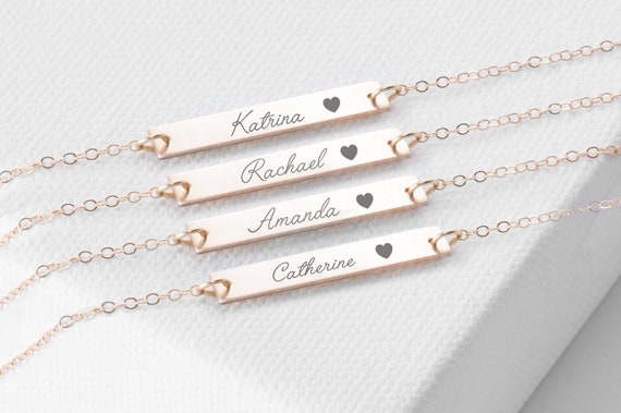Friendship Bracelet for 4 Best Friend Bracelet for 4 Personalized Custom Etsy