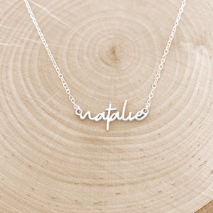 Dainty Name Necklace • Name Necklace • Custom Name Necklace • Name Plate Necklace