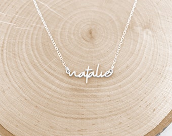 Dainty Name Necklace • Name Necklace • Custom Name Necklace • Name Plate Necklace