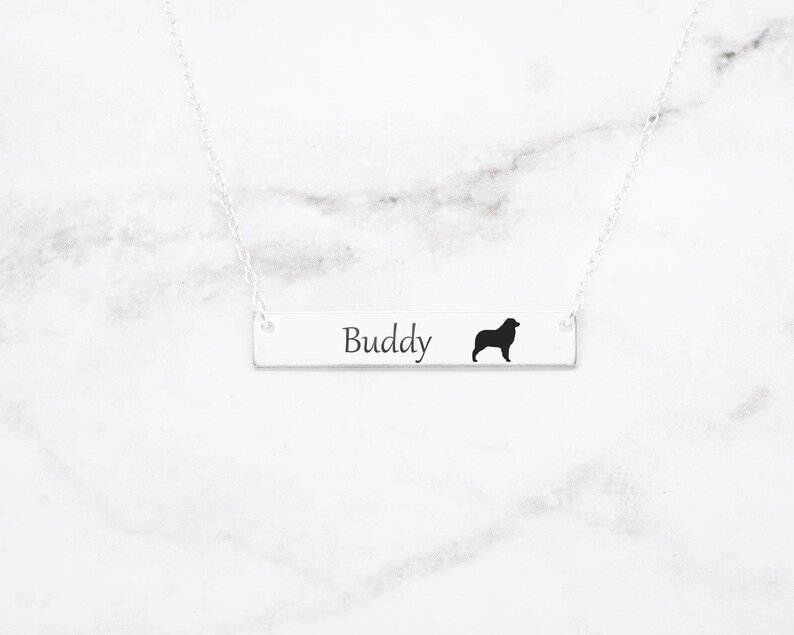 Australian Shepherd Necklace Dog Necklace Shepherd Etsy