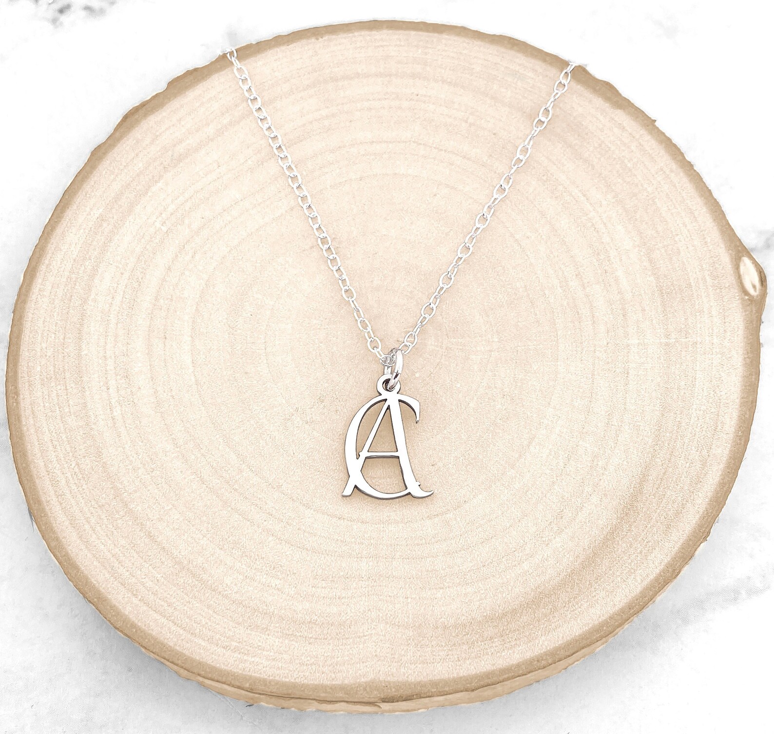 2 letter initial necklace Clearance