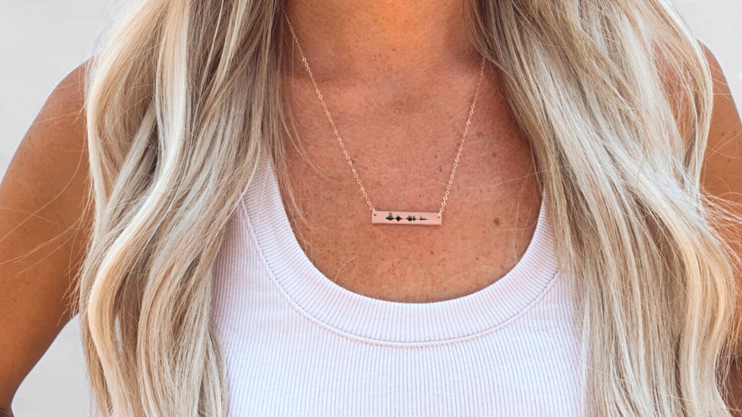 Heartbeat Necklace Heartbeat Jewelry EKG Necklace Personalized