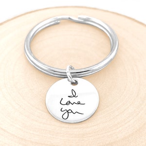 Handwriting Keychain • Signature Keychain • Personalized Keychain • Actual Handwriting • Keychain • Memorial Key chain