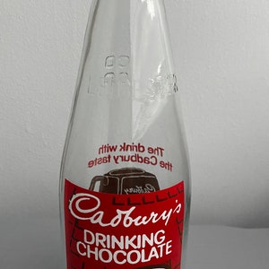 1960s advertising milk bottle ..Cadbury