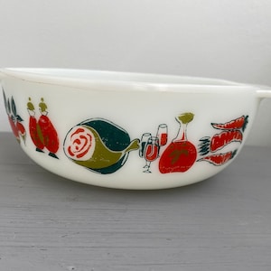 Vintage retro JAJ pyrex serving dish..1950s