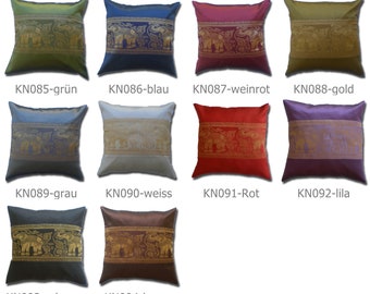 Thai silk cushion | Etsy Set of 4 Thai Silk Sofa Cushion Pillow
