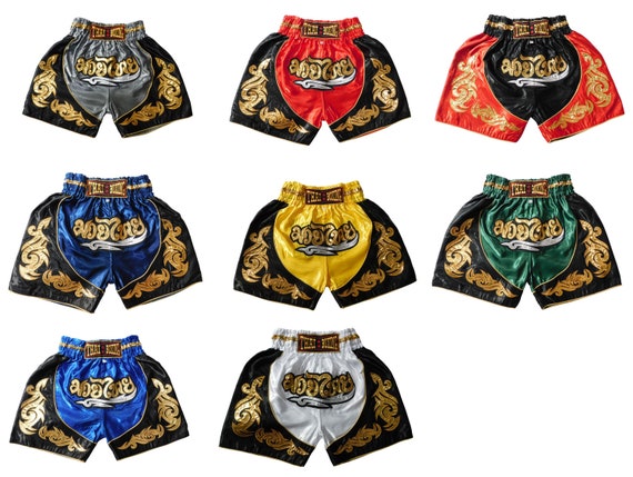 Muay Thai Boxing Shorts for Men's Women's Kids Teenagers Fighting  Kickboxing MMA