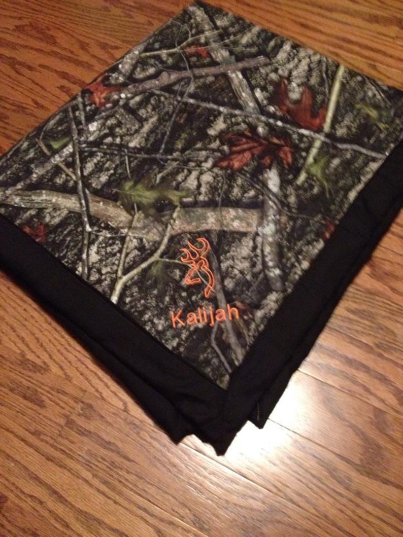 Personalized Camo Baby Blanket Etsy