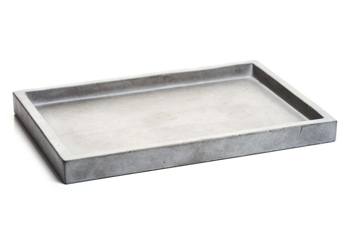 Concrete Rectangular Tray Etsy
