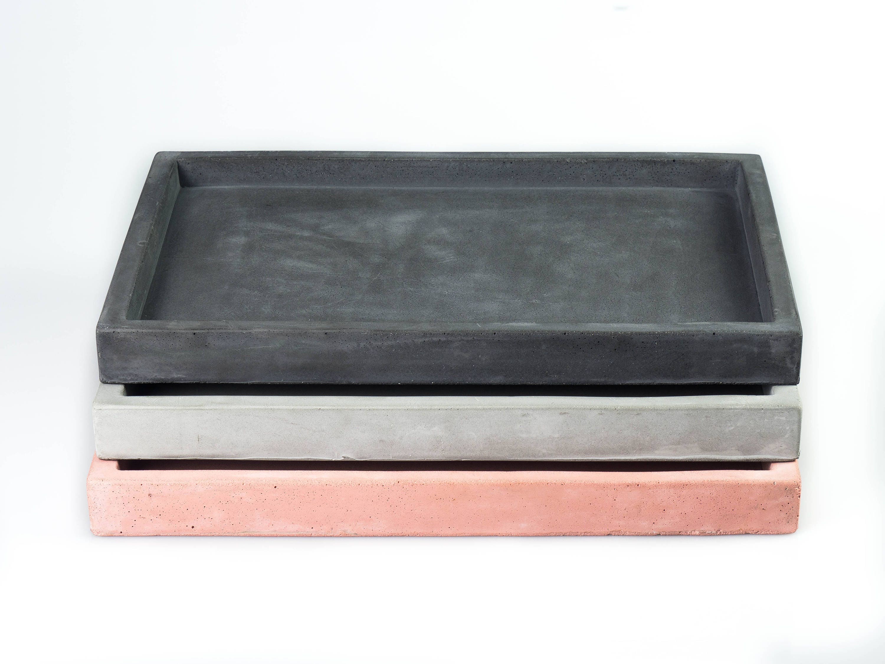 Concrete Rectangular Tray Etsy