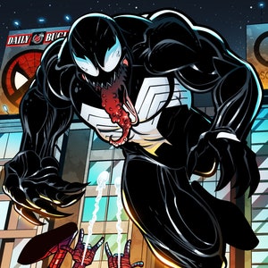 Epic Showdown Spider-Man vs. Venom 11x17 Poster