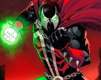 Legendary Spawn Poster Todd McFarlane’s Iconic Creation in 11x17