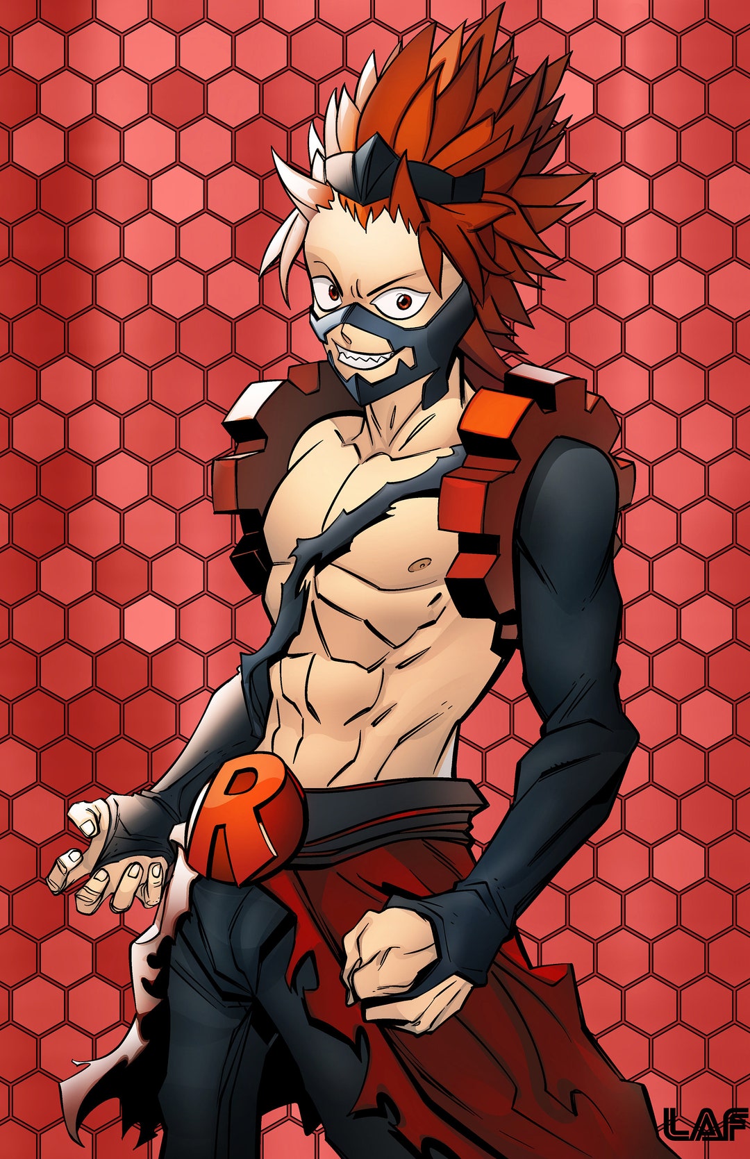 Red Riot 11x17 Poster My Hero Academia - Etsy