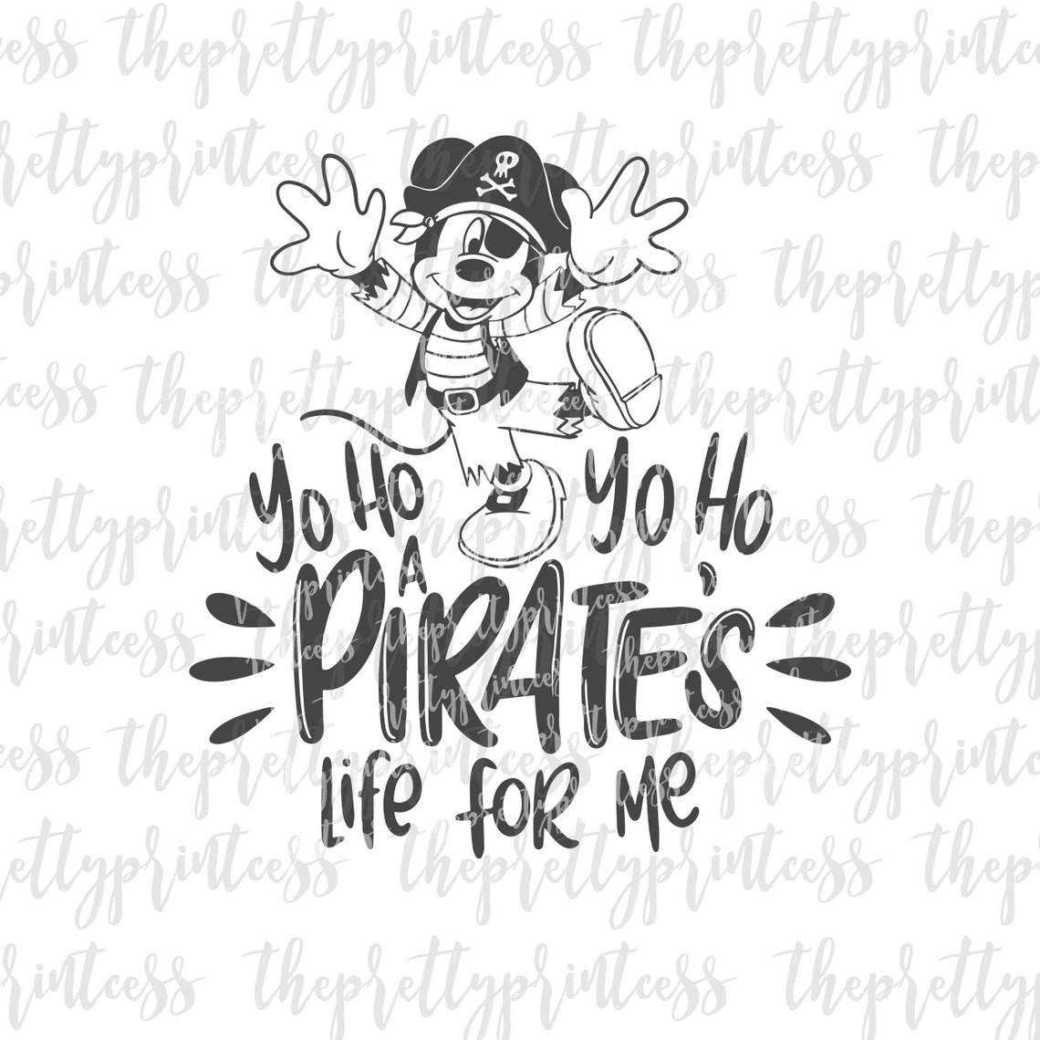 Yoho Yoho A Pirates Life for Me SVG Cut File Disney Cruise Etsy
