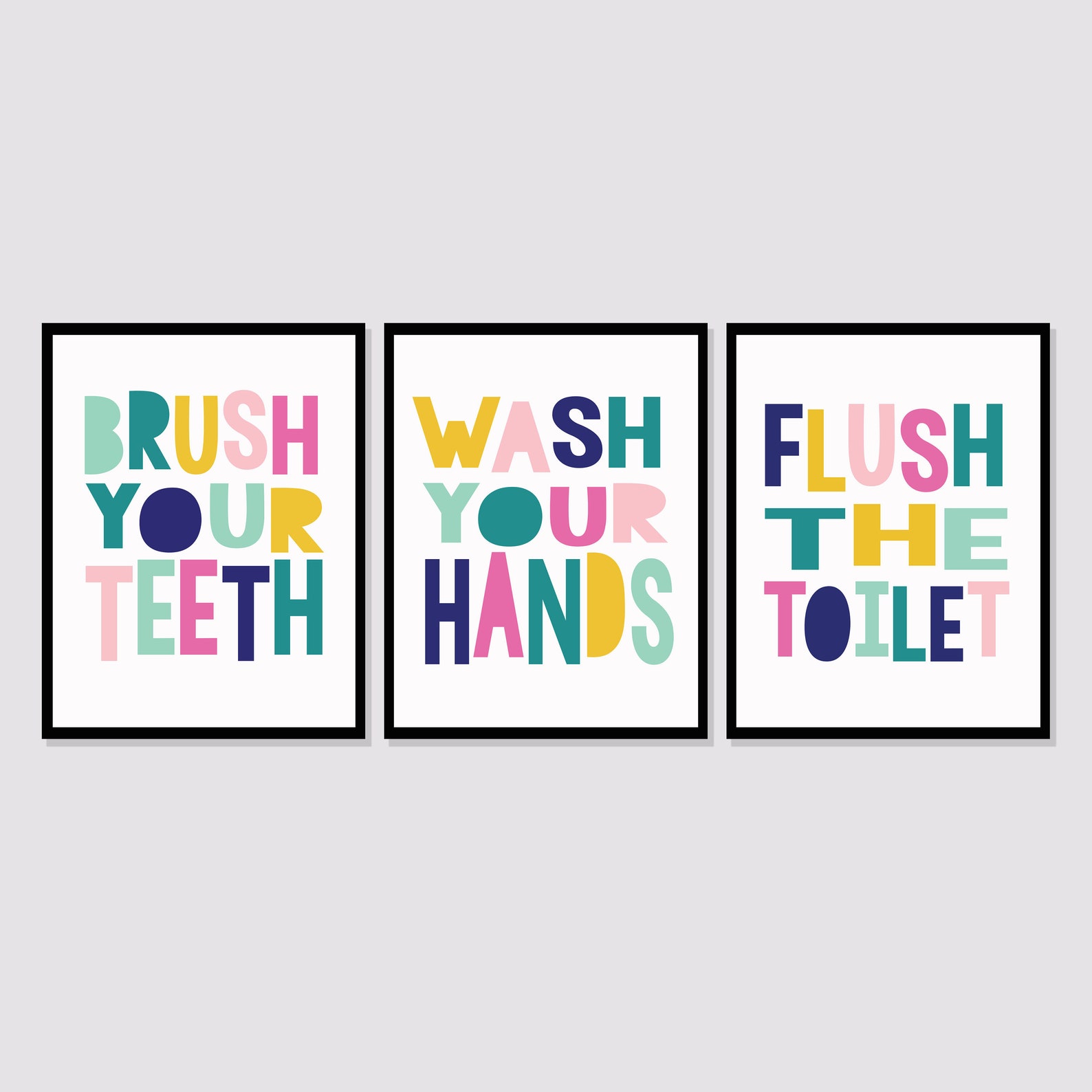 Gender Neutral Kids Bathroom Set