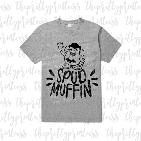 Spud Muffin Mr Potato Head Svg Cut File Toy Story Land Etsy