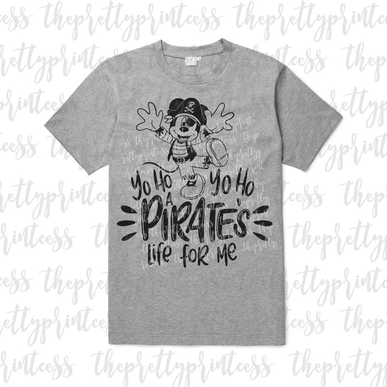 YoHo YoHo A Pirates Life For Me SVG Cut File Disney Cruise Etsy