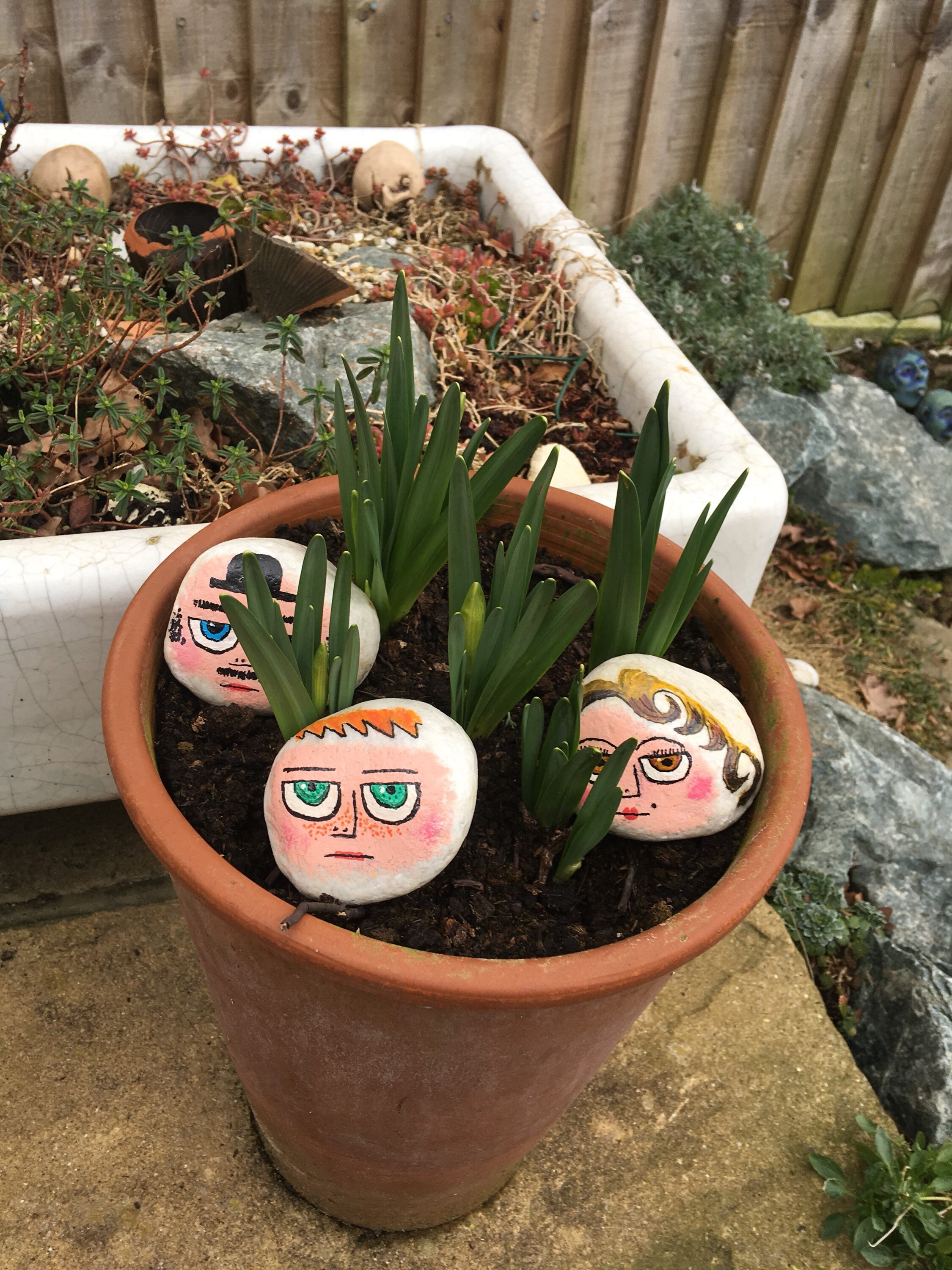 Pebble Family, Painted Stones, Rock Art, Gift, Hand Painted Pebbles Etsy