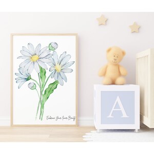 Lámina de flores, Póster de jarrón de flores, Lámina de ramo de flores, Arte de pared botánico, Impresiones de flores, Póster de flores, Lámina de mercado de flores