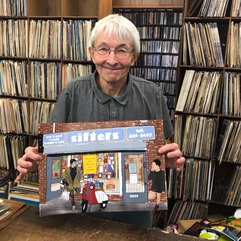 Oasis Sifters Mr Sifters Shakermaker Manchester Music Art Print Size A3