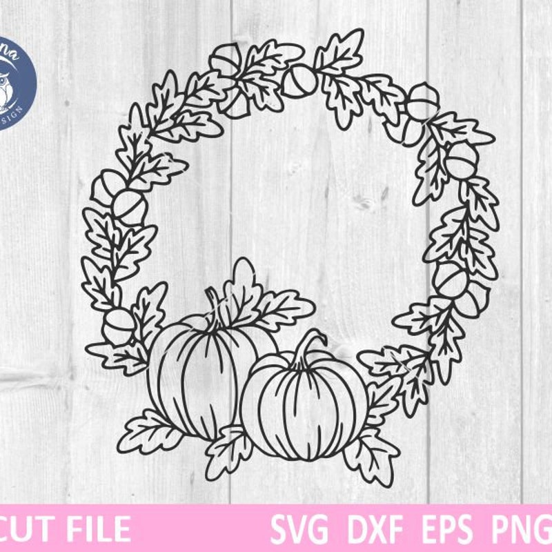 Pumpkin Frame Wreath - Etsy