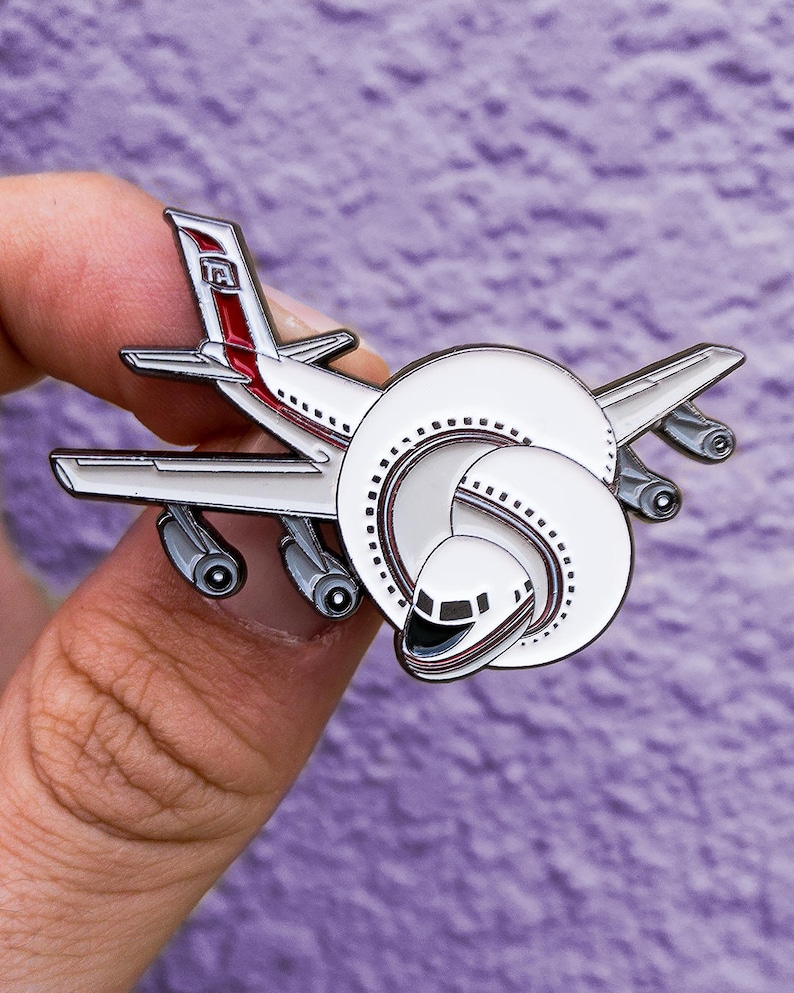 Airplane Enamel Pin | Etsy