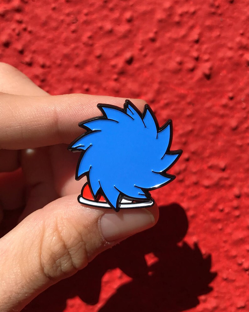 Sonic Enamel Pin | Etsy
