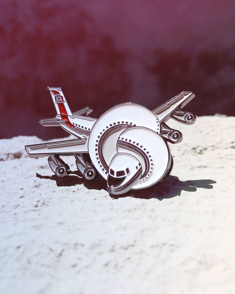 Airplane Enamel Pin | Etsy