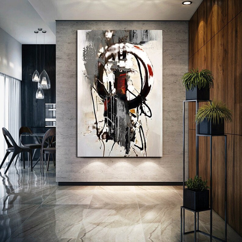 XL Abstract Painting / Original Palette Knife Painting. / Modern Art ...