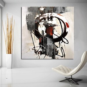 XL Abstract Painting / Original Palette Knife Painting. / Modern Art ...