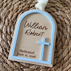 Baptism gift, baby dedication, christening, ornament