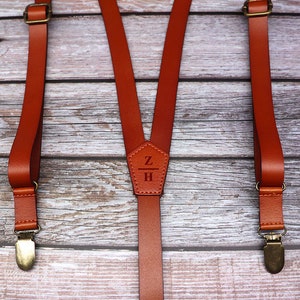 Best men braces for groom suspenders best man gift from groom gift Handmade Leather Suspenders rustic wedding suspenders Mens Braces