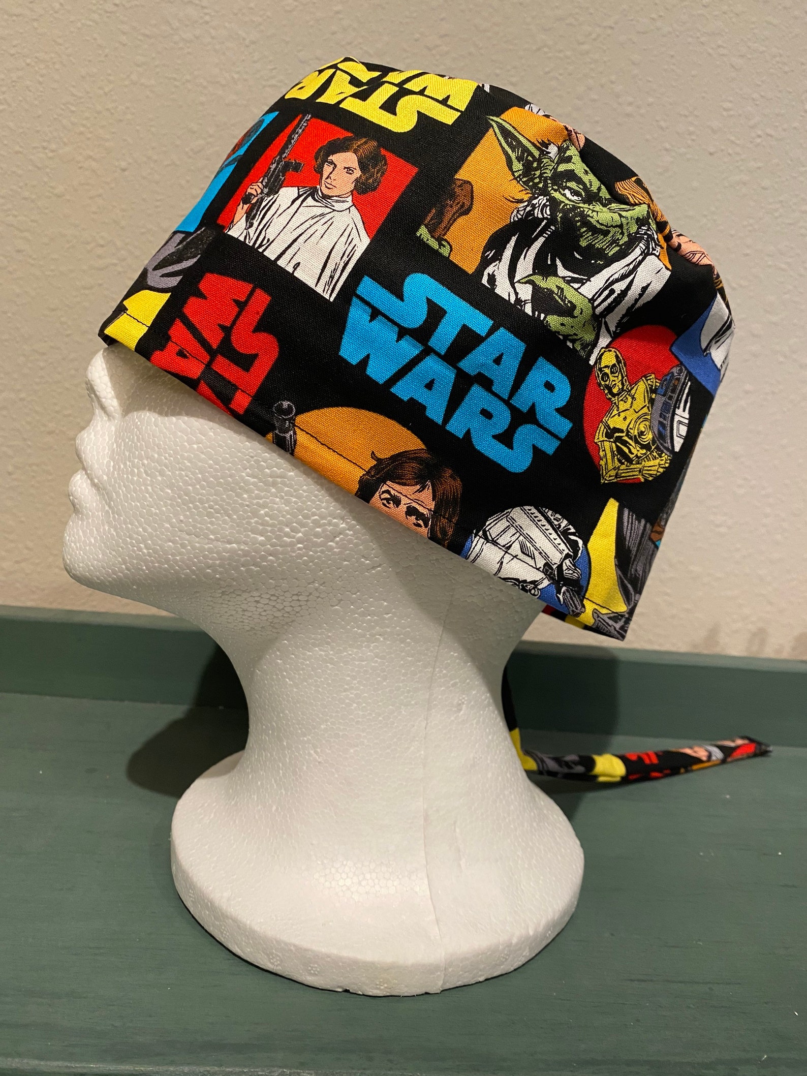 Star Wars Scrub Cap Retro Etsy