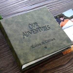 Personalized Photo Album,Adventure album ,Family Album, Our Adventure Book,Anniversary Gift for Him