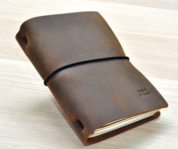 Leather Journal Traveler's Notebook journals for men Leather Notebook Retro leather