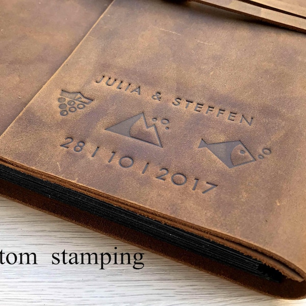 Personalized Stamping or laser engraving/stamp personalized LOGO or  Add sheets of papers