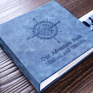 Personalized Our Adventure Book,Photo Album,Adventures album ,Family Album, Travel Journal,Anniversary Gift for Him