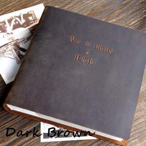 Personalized Photo Album Anniversary Gift for Him and Her
