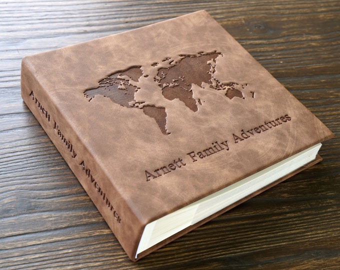 Personalized Photo Album,Adventure album ,Family Album, Anniversary Gift for Him and Her