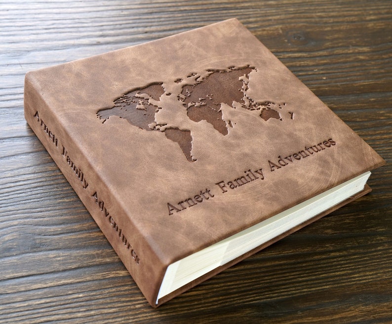 Personalized Photo Album,Adventure album ,Family Album, Anniversary Gift for Him and Her