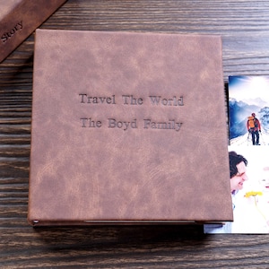 Personalized Photo Album,Adventure album ,Family Album, Our Adventure Book,Anniversary Gift for Him