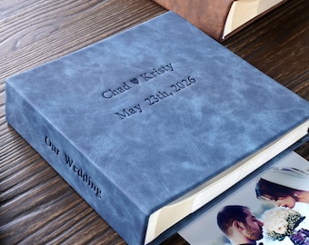 Wedding Photo Album, Leather Photo Album ,Wedding Gift ,Engagement Gift ,Anniversary Gift