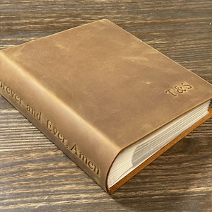 Personalized Leather Photo Album with Pockets,Album for 100/200/300 Photos,Anniverysary Gift ,Christmas Gift