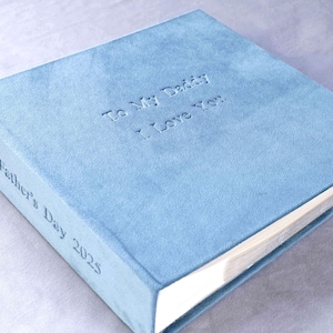 Personalized Photo Album with Pockets,Family Album,Memory Book,Anniversary Ablum,