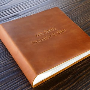 Personalized Photo Album .Custom Scrapbook Album ,Christmas Gift, Anniversary Gift for Him and Her