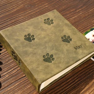 Personalized Photo Album,My Pet Album,Cat Album ,Dog Album,Memory Book ,Anniversary Gift to my Love