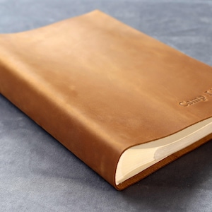 Personalized Leather Photo Album with Pockets,Album for 100/200/300 Photos