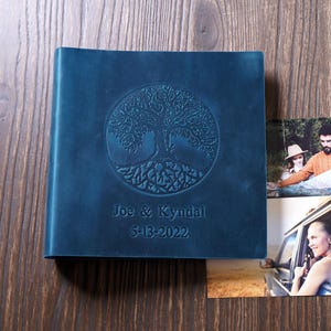 Personalized Our Photo Album with Pockets,Our Memory Book,Family Photo Album,Anniversary Gift